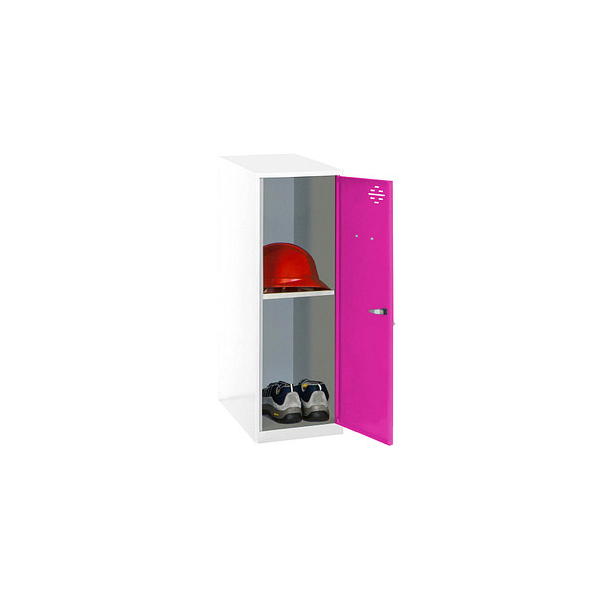 8425437116841 - Spind SIMONLOCKER DISM weiß pink 8425437116841 1 Schließfach 300 x 500 x 915 cm 8425437116841 Simonrack