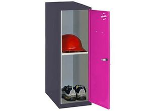 8425437119323 - Spind SIMONLOCKER DISM anthrazit pink 8425437119323 1 Schließfach 400 x 500 x 915 cm 8425437119323 Simonrack