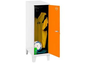 8425437120411 - Spind SIMONLOCKER DISM SINGLE weiß orange 8425437120411 1 Schließfach 300 x 500 x 1015 cm 8425437120411 Simonrack