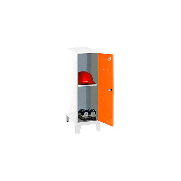 8425437120855 - Spind SIMONLOCKER DISM weiß orange 8425437120855 1 Schließfach 300 x 500 x 1015 cm 8425437120855 Simonrack