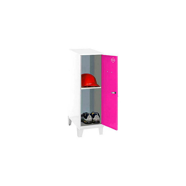 8425437120862 - Spind SIMONLOCKER DISM weiß pink 8425437120862 1 Schließfach 300 x 500 x 1015 cm 8425437120862 Simonrack