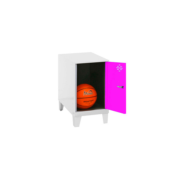 8425437121319 - Spind SIMONLOCKER DISM weiß pink 8425437121319 1 Schließfach 400 x 500 x 575 cm 8425437121319 Simonrack