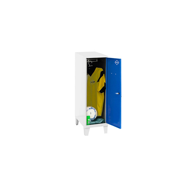 8425437121708 - Spind SIMONLOCKER DISM weiß blau 8425437121708 1 Schließfach 400 x 500 x 1015 cm 8425437121708 Simonrack