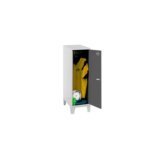 8425437121715 - Spind SIMONLOCKER DISM weiß anthrazit 8425437121715 1 Schließfach 400 x 500 x 1015 cm 8425437121715 Simonrack