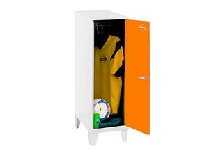 8425437121739 - Spind SIMONLOCKER DISM weiß orange 8425437121739 1 Schließfach 400 x 500 x 1015 cm 8425437121739 Simonrack