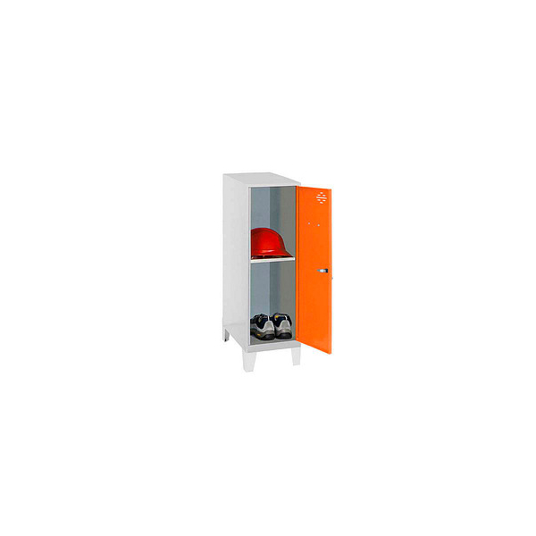 8425437122040 - Spind SIMONLOCKER DISM grau orange 8425437122040 1 Schließfach 400 x 500 x 1015 cm 8425437122040 Simonrack