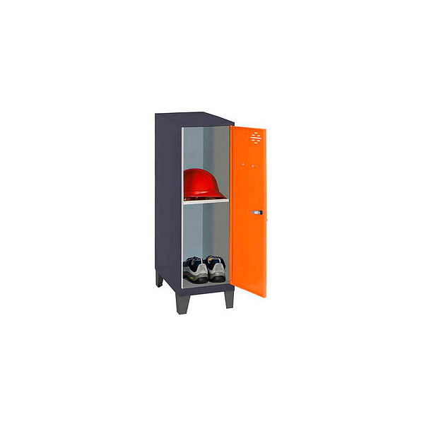 8425437122101 - Spind SIMONLOCKER DISM anthrazit orange 8425437122101 1 Schließfach 400 x 500 x 1015 cm 8425437122101 Simonrack