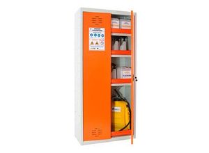 8425437143243 - Umweltschrank SIMONLOCKER 8425437143243 lichtgrau orange 800 x 400 x 1800 cm zerlegt 8425437143243 Simonrack