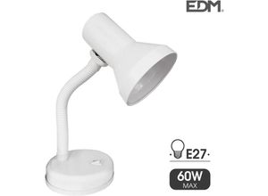 8425998302516 - - E3 30251 Flexo De Sobremesa Modelo London E27 60W Blanco