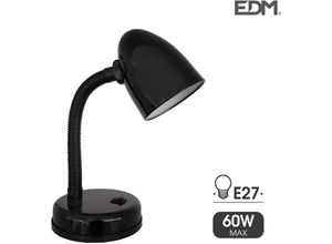 8425998302554 - E3 30255 Flexo De Sobremesa Modelo Amsterdam E27 60W Negro EDM