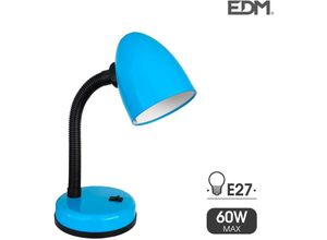 8425998302561 - E3 30256 Flexo De Sobremesa Modelo Amsterdam E27 60W Azul EDM