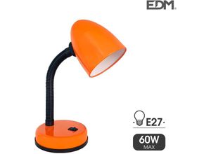 8425998302585 - E3 30258 Flexo De Sobremesa Modelo Amsterdam E27 40W Naranja Edm