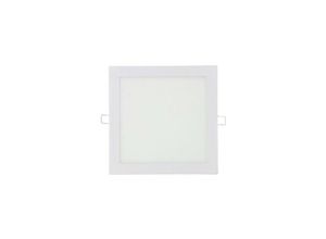 8425998315820 - - Quadratischer LED-Spot 22cm - 20W - 1500lm - 6400K - Weißer Rahmen - 31582 - Blanc