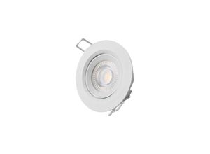 8425998316315 - - LED-Einbaustrahler 5W - 380lm - 4000K - Weiß - 31631 - Blanc