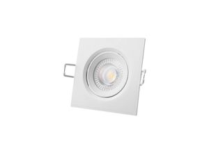 8425998316339 - - LED-Einbaustrahler 5W - 380lm - 4000K - Weißer Rahmen - 31633 - Blanc