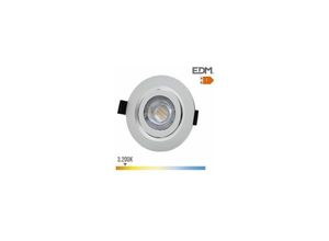 8425998316421 - Downlight led empotrar 9W 806Lm RA80 3200K redondo marco cromo EDM