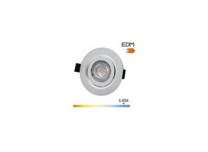 8425998316483 - Downlight led empotrar 9W 806Lm RA80 6400K redondo marco cromo EDM