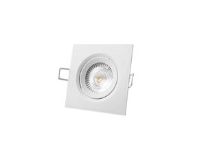 8425998316551 - - LED-Einbaustrahler 5W - 380lm - 6400K - Weißer Rahmen - 31655 - Blanc