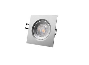 8425998316582 - E3 31658 Downlight Led Empotrable Cuadrado 5W 3200K Luz Calida Marco Cromo 9X9Cm Edm