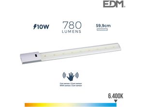 8425998316797 - E3 31679 Regleta Led Con Sensor 10W 780Lm 6400K Luz Fria 55X599Cm EDM