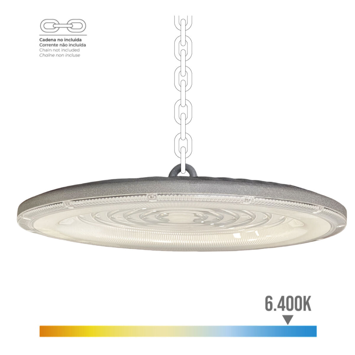 8425998318098 - Industrielle LED-Glocke EDM 31809 200 W 6500 K 17600 lm 8425998318098 - Industrielle LED-Glocke EDM 31809 200 W 6500 K 17600 lm