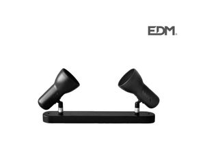 8425998320060 - E3 32006 Foco 2 Elementos Negro Modelo Galaxy EDM