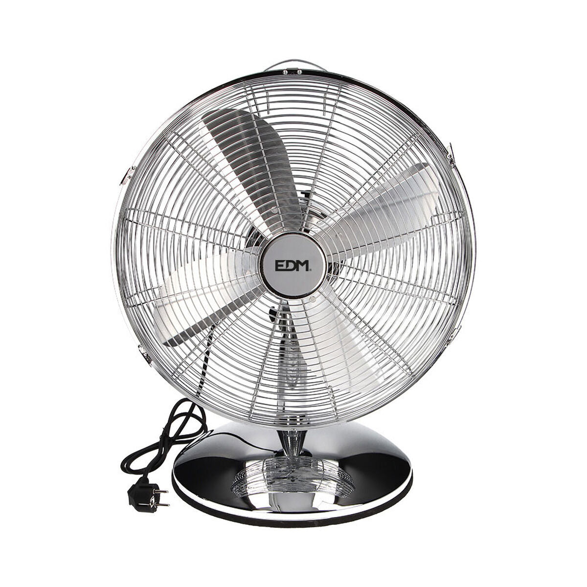 8425998339727 - Tischventilator EDM Silberfarben 60 W Ø 40 x 55 cm 8425998339727 - Tischventilator EDM Silberfarben 60 W Ø 40 x 55 cm