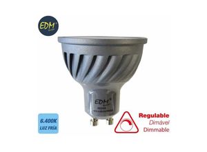 8425998352887 - E3 35288 Bombilla Dicroica Led Regulable Gu10 6W 480Lm 6400K Luz Fria Ø5X55Cm EDM