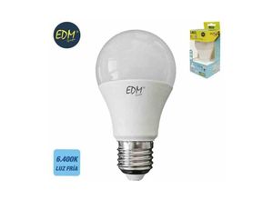 8425998354560 - E3 35456 Bombilla Standard Led E27 12W 1154Lm 6400K Luz Fria Ø59X115Cm EDM