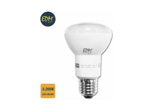 8425998354775 - E3 35477 Bombilla Reflectora Led R63 E27 7W 470Lm 3200K Luz Calida Ø63X10Cm EDM