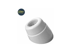 8425998440447 - E3 R44044 Portalamparas E27 Zocalo Curvo Porcelana Retractilado EDM