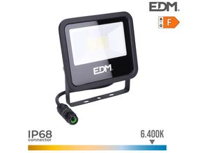 8425998704020 - E3 70402 Foco Proyector Led 30W 2370Lm 6400K Luz Fria Black Series 158X135X29Cm EDM