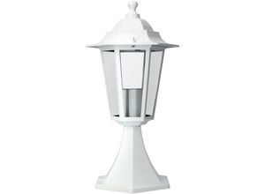 8425998734041 - - E3 73404 Farol Aluminio Sobremuro Blanco 38Xø192 Cm Mod Zurich