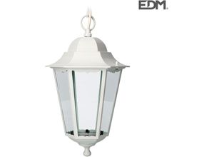 8425998734218 - E3 73421 Farol Aluminio Techo Blanco 41Xø23Cm Edm Mod Marsella