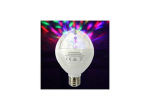 8425998979602 - E3 97960 Bombilla Discoteca Led Rgb E27 3W Multicolor Con Rotacion 360° Ø8X13Cm Edm