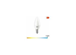 8425998980752 - Bombilla vela led E14 8W 806 lm 6500K luz fria Ø38x114cm EDM