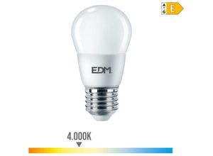 8425998980776 - Bombilla esferica E27 7W 806 lm 4000K luz dia Ø48x93cm EDM