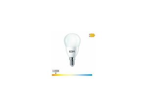 8425998980790 - Bombilla esferica E14 7W 806 lm 3000K luz calida Ø48x95cm EDM