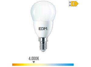 8425998980806 - Bombilla esferica E14 7W 806 lm 4000K luz dia Ø48x95cm EDM