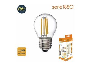 8425998986105 - E3 98610 Bombilla Esferica Con Filamento De Led E27 4W 550Lm 3200K Luz Calida Ø45X78Cm Edm