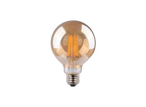 8425998986280 - E3 98628 Bombilla De Globo Con Filamento De Led Cristal Vintage E27 8W 720Lm 2000K Luz Calida Ø125X17Cm EDM