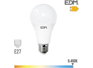 8425998987225 - EDM - E27 24 w runde A70-LED-Glühbirne entspricht 200 w – Tageslichtweiß 6400 k