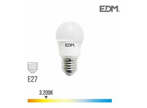 8425998987249 - E3 98724 Bombilla Esferica Led E27 85W 940Lm 3200K Luz Calida Ø45X86Cm EDM