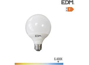 8425998988000 - Luxram - E3 98800 Bombilla Globo Led Ø95Mm E27 10W 810Lm 6400K Luz Fria Ø95X12Cm Edm