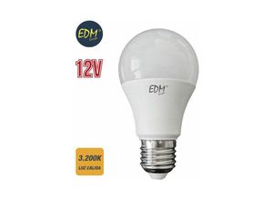 8425998988505 - E3 98850 Bombilla Standard Led 12V Ac Dc E27 10W 810Lm 3200K Luz Calida Ø59X11Cm EDM