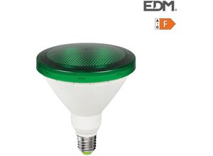 8425998988727 - E3 98872 Bombilla Par38 Led E27 15W 1200Lm Luz Verde Ip64 Ø12X138Cm Edm