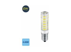 8425998988864 - E3 98886 Bombilla Tubular De Led E14 45W 450Lm 6400K Luz Fria Ø16X66Cm EDM