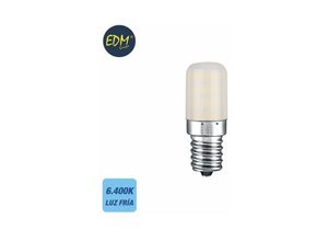 8425998988901 - E3 98890 Bombilla Pebetero Tubular Led E14 3W 300Lm 6400K Luz Fria Ø18X52Cm Edm