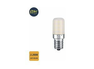 8425998988918 - E3 98891 Bombilla Pebetero Tubular Led E14 3W 300Lm 3200K Luz Calida Ø18X52Cm EDM