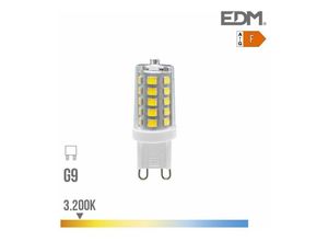 8425998989526 - E3 98952 Bombilla G9 Led 3W 260Lm 3200K Luz Cálida Regulable Ø165X49Cm EDM